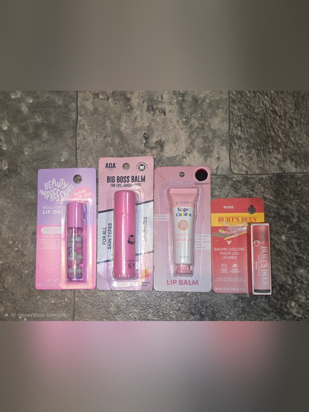 Burts Bees Tinted Lip Balm, Roll-On Lip Oil + More BNIB